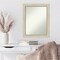 Amanti Art Non-Beveled Wood Wall Mirror, Parthenon Cream Frame